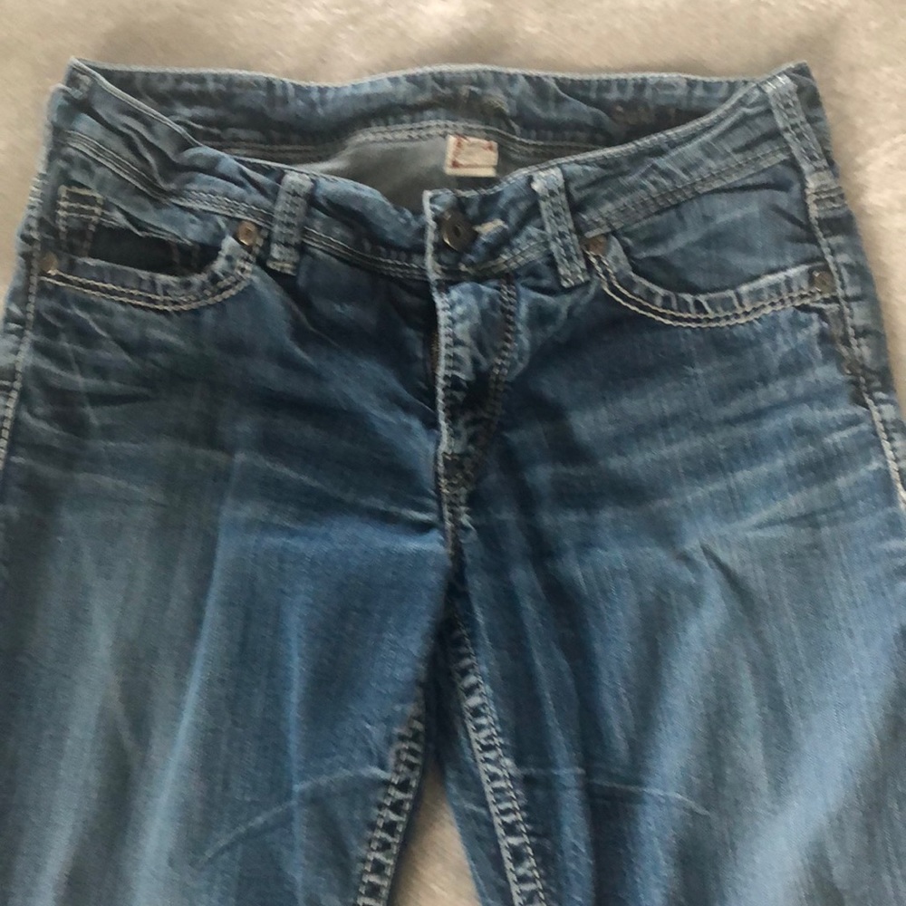 Silver Suki Jeans